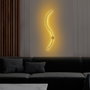 Opviq Lámpara de pared dorada de 90 cm